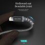 DUX DUCIS Кабел за синхронизиране и зареждане за iPhone, iPad, iPod - 1m - сив