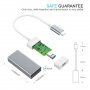 Адаптер USB-C към Mini DisplayPort за MacBook - 10cm - бял