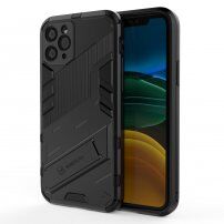 Устойчив защитен кейс със стойка за iPhone 11 Pro - черен