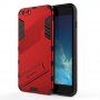 Устойчив защитен кейс със стойка за iPhone 6 Plus / 6S Plus - червен