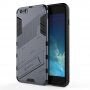 Устойчив защитен кейс със стойка за iPhone 6 Plus / 6S Plus - сив