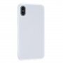 Защитен силиконов кейс за iPhone XR - бял