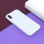 Защитен силиконов кейс за iPhone XR - бял
