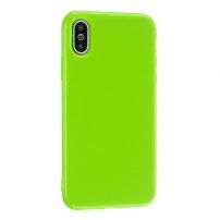Защитен силиконов кейс за iPhone XR - зелен