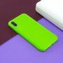 Защитен силиконов кейс за iPhone XR - зелен