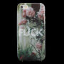 Защитен кейс от мека пластмаса за Apple iPhone SE (2016) / 5 / 5S - FUCK
