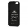 MERCURY GOOSPERY защитен блестящ кейс за iPhone 5 / 5S / SE (2016) - черен