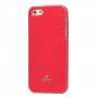 MERCURY GOOSPERY защитен блестящ кейс за iPhone 5 / 5S / SE (2016) - червен