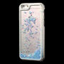 Защитен кейс с плаващи пайети за Apple iPhone 6 / 6S - светлосини пайети