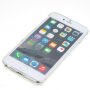 Кейс с плаващи пайети за Apple iPhone 6S Plus / 6 Plus - лилав със сърчица
