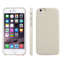 Изключително тънък кейс от мека пластмаса за Apple iPhone 6 Plus / 6S Plus - бежов