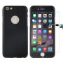 Закален калъф за целия телефон включително защитно стъкло за iPhone 6 Plus / 6S Plus - черен