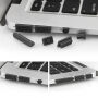 ENKAY пластмасов гръб със защита на клавишите и тапи на конекторите за MacBook Air 13" (A1237, A1304, A1369)