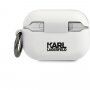 Karl Lagerfeld Karl Head силиконов калъф за AirPods Pro - бял