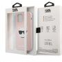 Karl Lagerfeld Choupette Head силиконов кейс за iPhone 12 Pro Max - розов