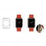 Предпазен калъф от мека пластмаса за Apple Watch 38mm - прозрачен