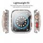 Защитен блестящ калъф със закалено стъкло за Apple Watch 42mm - сиво