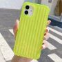 Неонов кейс с набразден релеф за iPhone 11 - жълт