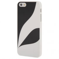 Защитен пластмасов кейс за Apple iPhone 5 / 5S / SE (2016) - бял / черен