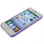Изключително тънък пластмасов кейс за iPhone 5 / 5S / SE (2016) - лилав