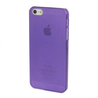 Изключително тънък пластмасов кейс за iPhone 5 / 5S / SE (2016) - лилав