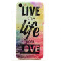 Ултра тънък 0,6 mm кейс за Apple iPhone SE (2020/2022) / 8 / 7 - Live the Life You Love