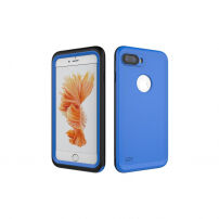 Водоустойчив калъф за гмуркане до дълбочина 3m за iPhone 8 Plus / 7 Plus - синьо