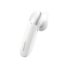 USAMS безжична Bluetooth слушалка с микрофон за Apple iPhone - бяло