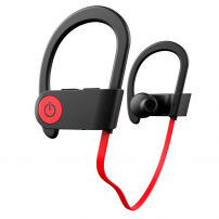 ROMIX спортни безжични Bluetooth слушалки с микрофон за Apple iPhone - червена