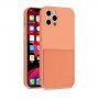 Защитен кейс с джоб за карти за iPhone 12 Pro Max - оранжев