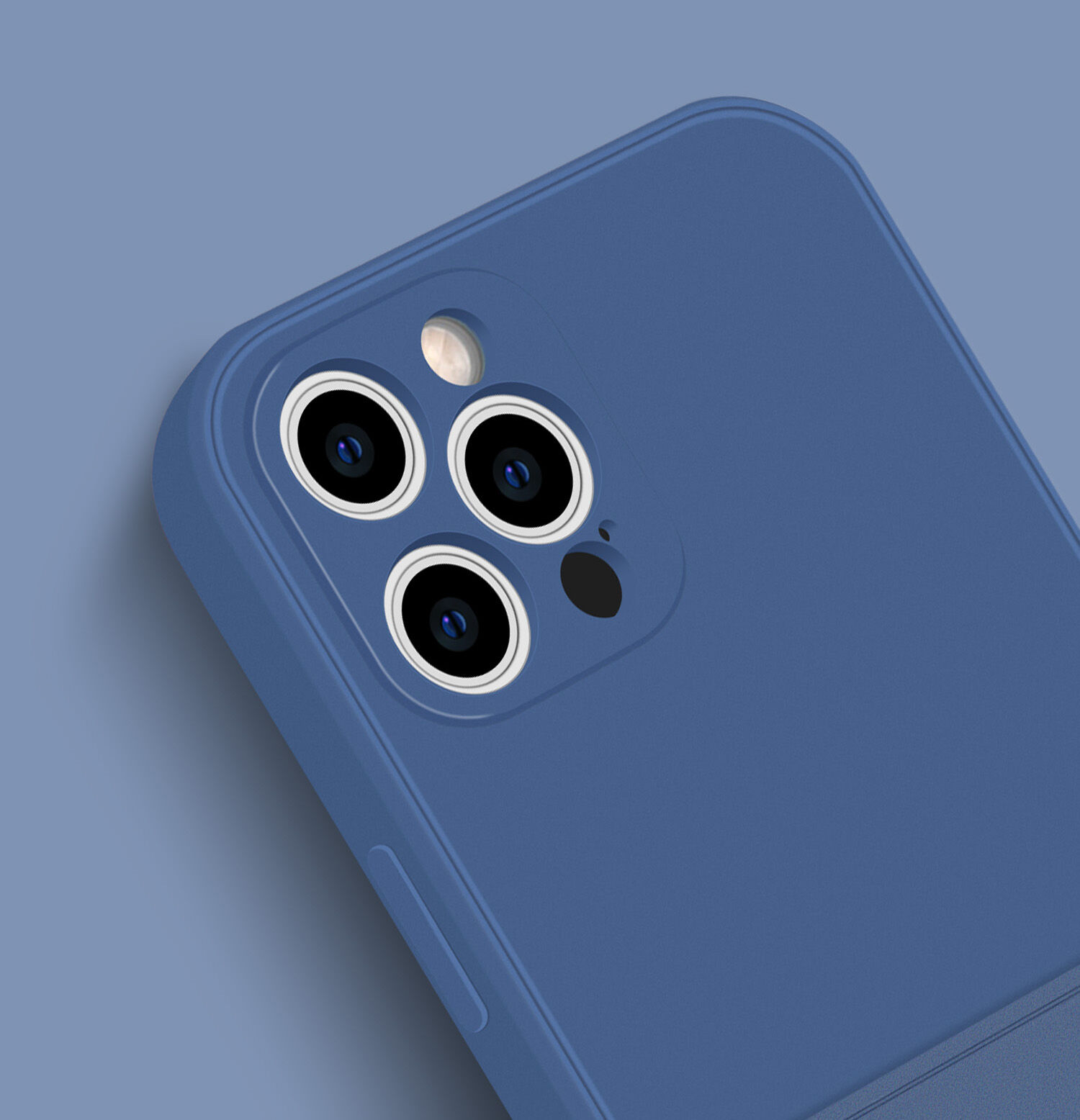 Защитен кейс с джоб за карти за iPhone 12 Pro Max - жълт