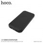HOCO елегантна външна батерия 10000mAh с безжично зареждане за Apple iPhone - черна