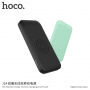 HOCO елегантна външна батерия 10000mAh с безжично зареждане за Apple iPhone - черна