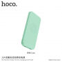 HOCO елегантна външна батерия 10000mAh с безжично зареждане за Apple iPhone - ментово зелен