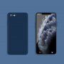 Силиконов защитен кейс с прави ъгли за iPhone 6 Plus / 6S Plus - син