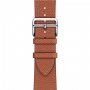 Кожена каишка за Apple Watch Ultra 49mm / 46mm / 45mm / 44mm / 42mm - кафява