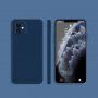Силиконов защитен кейс с прави ъгли за iPhone 11 - син