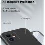 Силиконов защитен кейс с прави ъгли за iPhone 11 - зелен