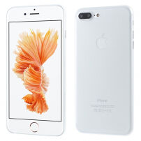 Ултра тънък 0,3 mm матов кейс за Apple iPhone 8 Plus / 7 Plus - бял
