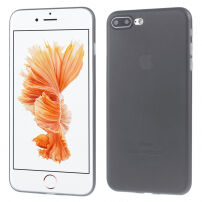 Ултра тънък 0,3 mm матов кейс за Apple iPhone 8 Plus / 7 Plus - черен