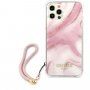 Guess Marble кейс за iPhone 12 Pro Max - розов