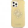 Guess Big 4G Full Glitter кейс за iPhone 12 Pro Max - златен