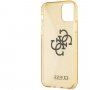 Guess Big 4G Full Glitter кейс за iPhone 12 Pro Max - златен