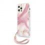 Guess Marble кейс за iPhone 12 Pro Max - розов