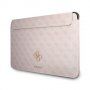 Guess 4G Metal Logo калъф за iPad Pro 12,9" / MacBook до 14" - розова