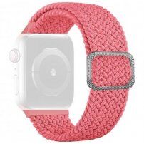 Сплетена каишка за Apple Watch Ultra 49mm / 46mm / 45mm / 44mm / 42mm - розов