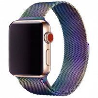 Метална каишка milanese дърпа за Apple Watch 42mm / 41mm / 40mm / 38mm - пъстра