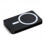 Пауър банка с безжично зареждане MagSafe с порт USB-C - 4 000 mAh - черна