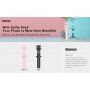 Baseus Lovely bluetooth селфи стик с трипод за iPhone - черна