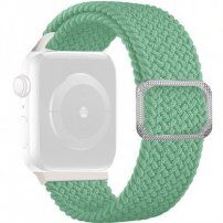 Сплетена каишка за Apple Watch 42mm / 41mm / 40mm / 38mm - цвят мента